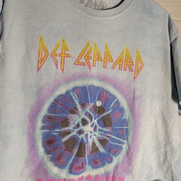Def Leppard Adrenalize Tie Dye Band Tee T-shirt - Picture 4 of 4
